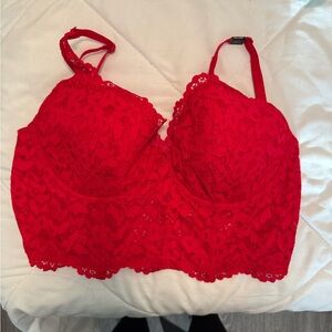 Victoria's Secret Red Lace Bra